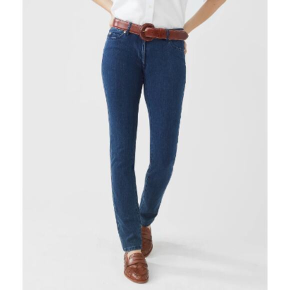 J McLaughlin Womens Size 8 Dark Wash Lexi Skinny Jenas Denim Cotton Stretch - Picture 10 of 11